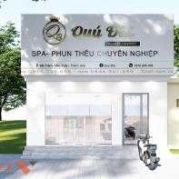 Thiết kế spa Quý Đài, Thanh Hóa với không gian tinh tế, hiện đại  